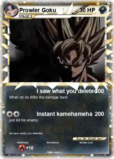 Pokemon Prowler Goku