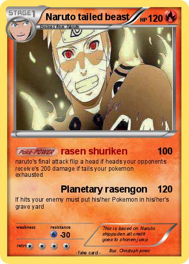 Pokemon Naruto tailed beast