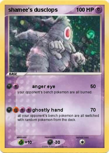 Pokemon shamee's dusclops