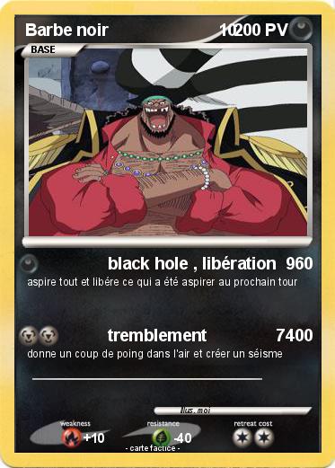 Pokemon Barbe noir                        10