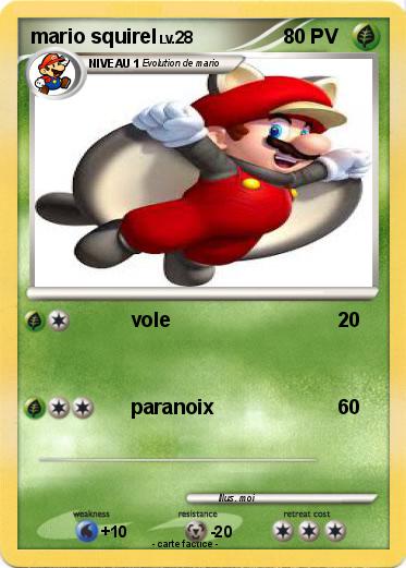 Pokemon mario squirel