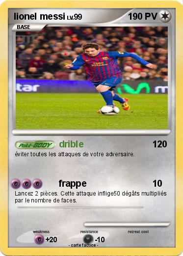 Pokemon lionel messi