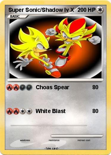 Pokemon Super Sonic/Shadow lv X