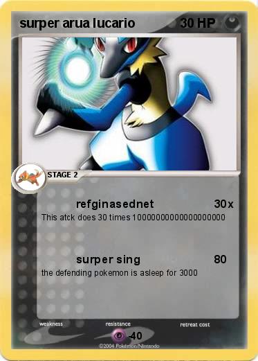 Pokemon surper arua lucario