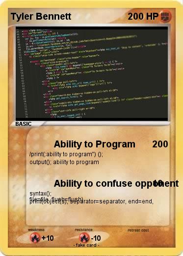 Pokemon Tyler Bennett
