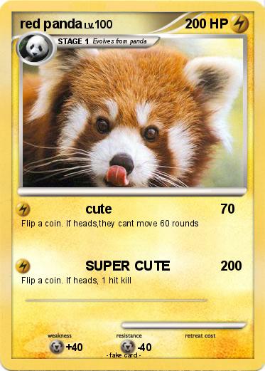 Pokemon red panda