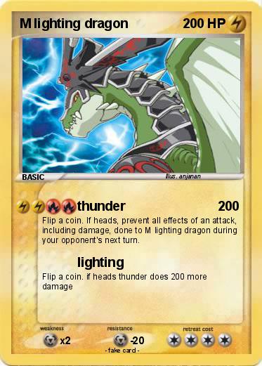 Pokemon M lighting dragon