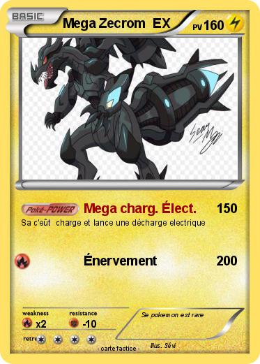 Pokemon Mega Zecrom  EX