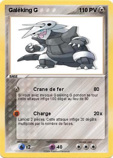 Pokemon Galéking G