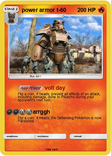 Pokemon power armor t-60