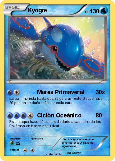 Pokemon Kyogre