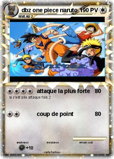 Pokemon dbz one piece naruto