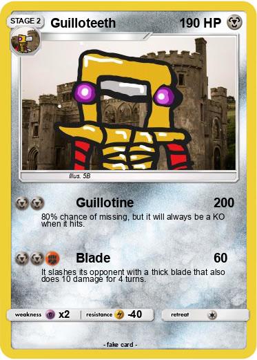 Pokemon Guilloteeth
