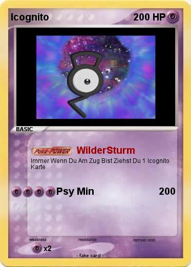 Pokemon Icognito