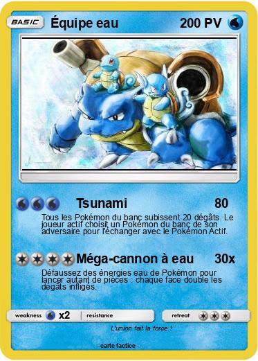 Pokemon Équipe eau