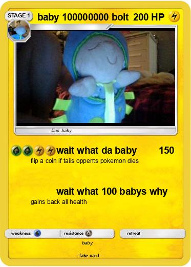 Pokemon baby 100000000 bolt