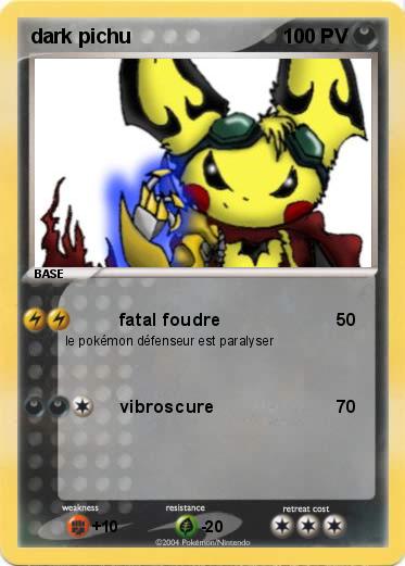 Pokemon dark pichu