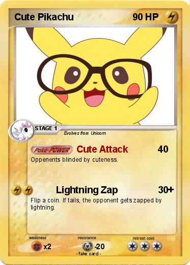 Pokemon Cute Pikachu