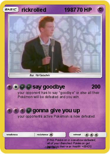 Pokemon rickrolled            1987