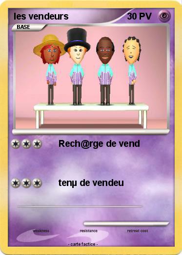 Pokemon les vendeurs