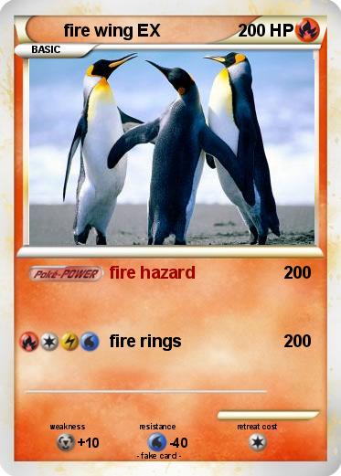 Pokemon fire wing EX