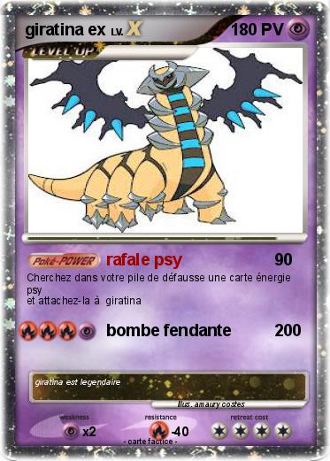 Pokemon giratina ex