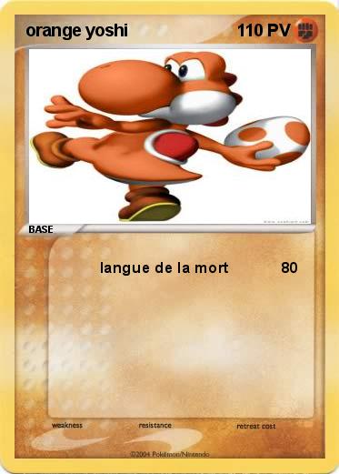 Pokemon orange yoshi