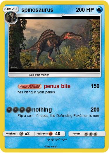 Pokemon spinosaurus