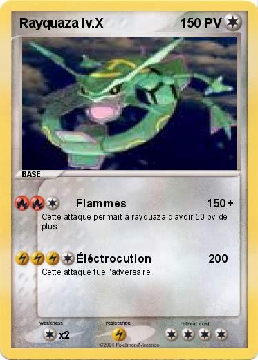 Pokemon Rayquaza lv.X