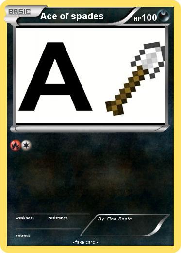 Pokemon Ace of spades
