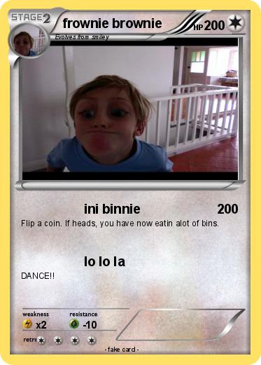 Pokemon frownie brownie