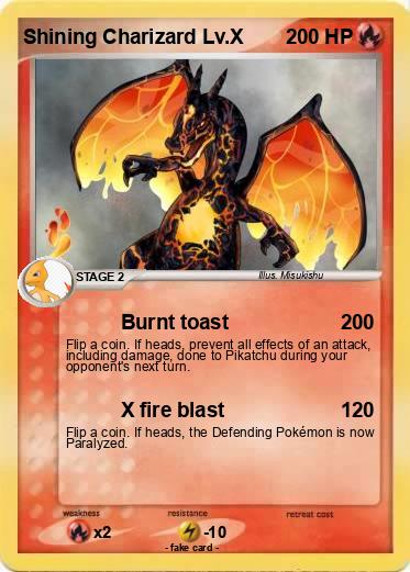 Pokemon Shining Charizard Lv.X