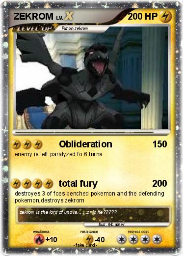 Pokemon ZEKROM