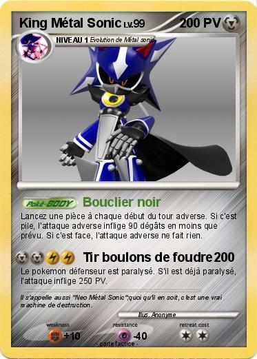 Pokemon King Métal Sonic