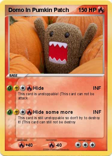 Pokemon Domo In Pumkin Patch