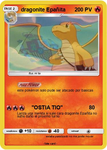 Pokemon dragonite Epañita