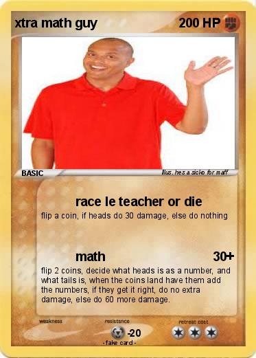 Pokemon xtra math guy