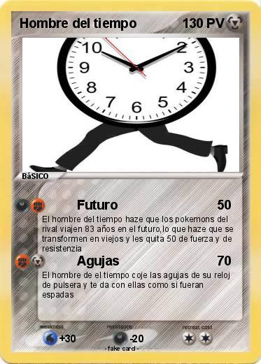 Pokemon Hombre del tiempo