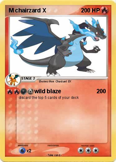 Pokemon M chairzard X