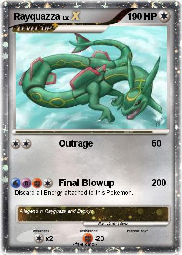 Pokemon Rayquazza