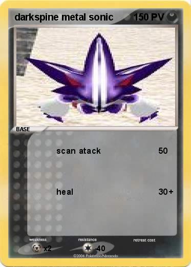 Pokemon darkspine metal sonic