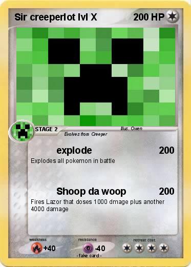 Pokemon Sir creeperlot lvl X