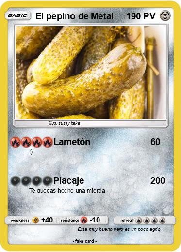 Pokemon El pepino de Metal