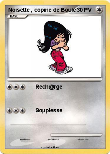 Pokemon Noisette , copine de Boule