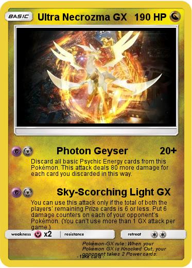 Pokemon Ultra Necrozma GX