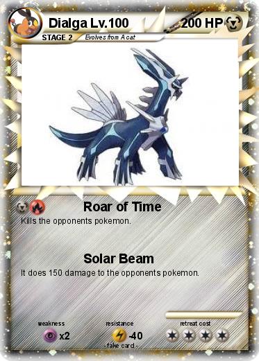 Pokemon Dialga Lv.100