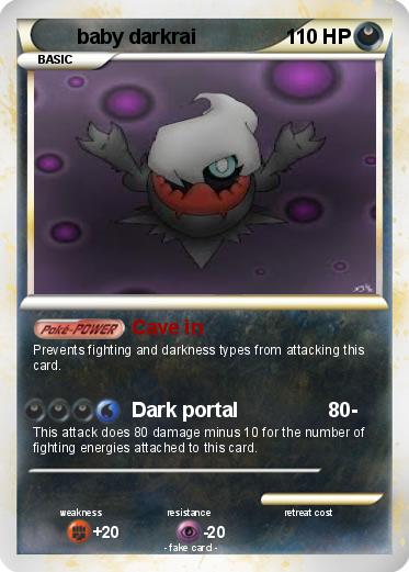 Pokemon baby darkrai