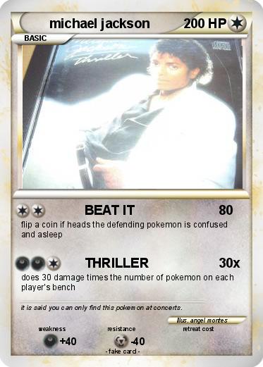 Pokemon michael jackson