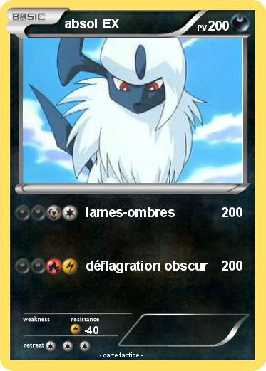 Pokemon absol EX