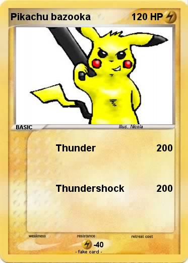 Pokemon Pikachu bazooka